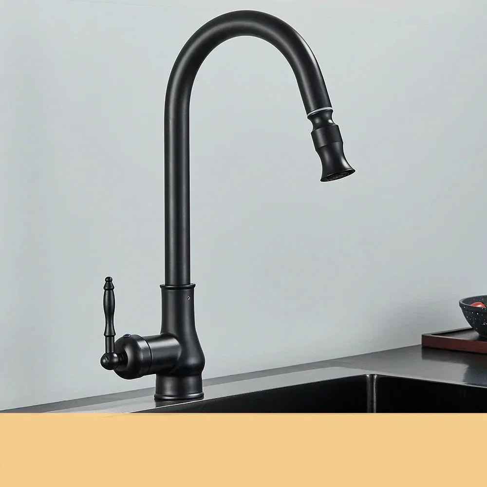 Robinet de cuisine Luxe BrassElegance | Robinet de cuisine en laiton antique pour une apparence intemporelle et une durabilité