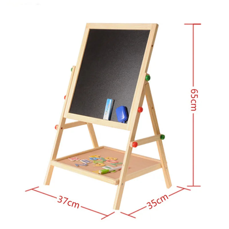 ArtMaster Chevalet d'Art Double Face - Aventures Éducatives pour Petits Artistes