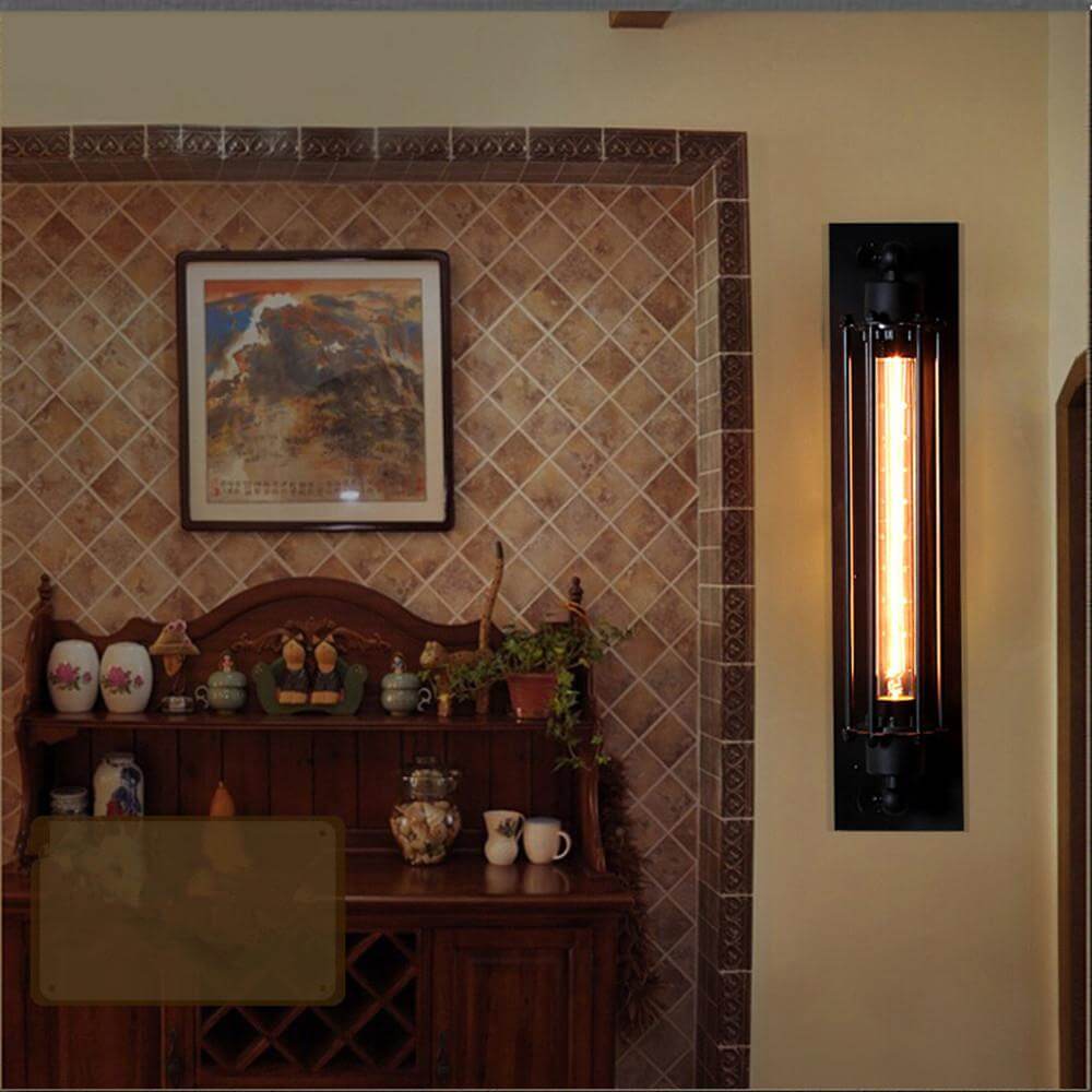 Applique industrielle rétro E27 | Lampe murale classique avec design LED moderne pour la décoration d'intérieur
