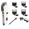 Simple & rapide à couper | Tondeuse professionnelle sans fil avec lames de précision aiguisées | Convient pour coiffure, barbe, pattes | Autonomie de 4-5 heures | Incl. peignes 3/6/10/13 mm | Longueur de coupe minimale 0,5 mm