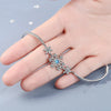 Bracelet en Cubic Zirconia Flocons de Neige de Noël