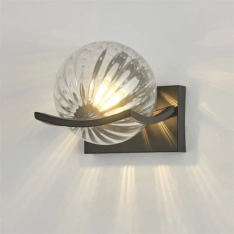 Applique Murale LED en Verre Moderne – Éclairage Accent Élégant