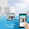 Caméra de surveillance extérieure sans fil avec WiFi – SecureView 360