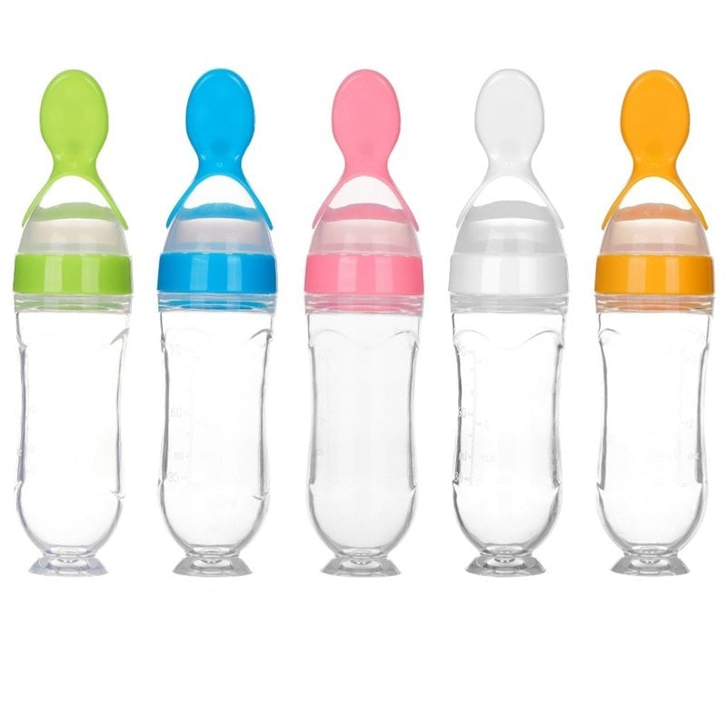 Bouteille à cuillère pour alimentation de bébé – FeedEase