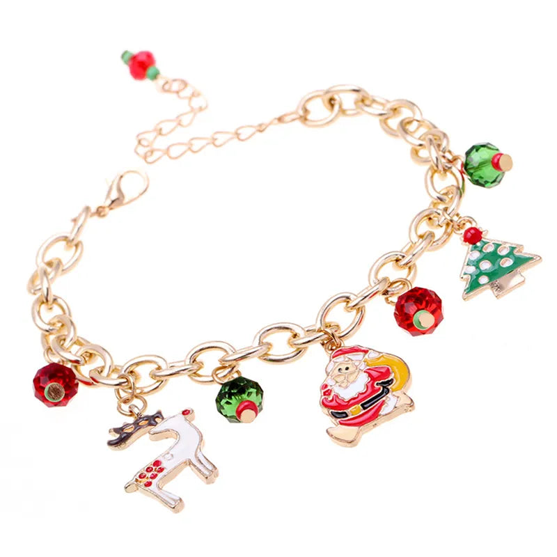 Bracelet Charme Décorations de Noël