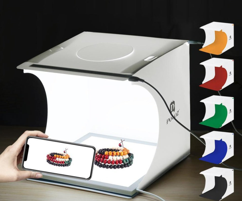 Studio Photo Portable avec Éclairage LED – LumiCube