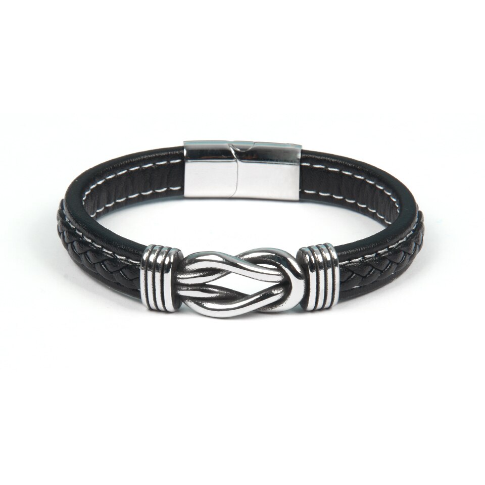 Bracelet Infini | Bracelet en Cuir avec Nœud
