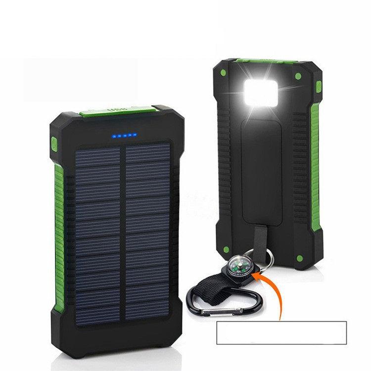 Banc solaire étanche | Chargeur LED pour smartphones, vélo et camping