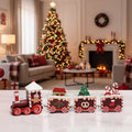 NORTHLINE – Décoration de Noël en bois et plastique avec train festif