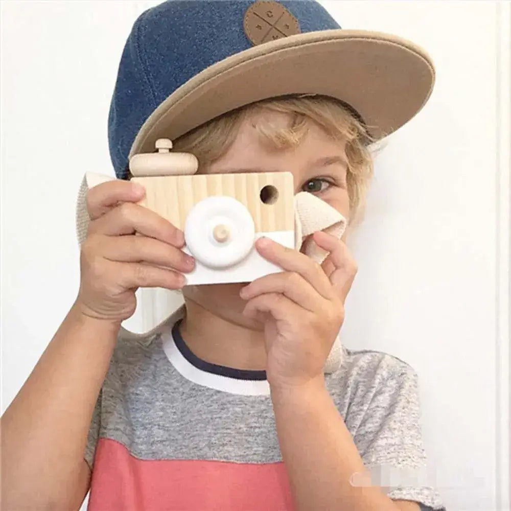 Caméra en bois créative – Pour le petit explorateur