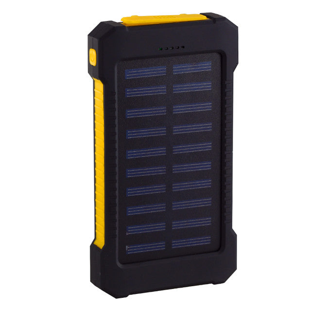 Banc solaire étanche | Chargeur LED pour smartphones, vélo et camping