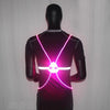 Gilet de sécurité clignotant | Lumières LED et sangles réfléchissantes, légères et confortables à porter toute la nuit.l