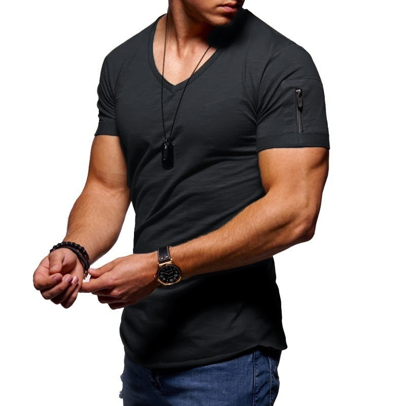 T-shirt de sport pour homme V-col – Milan