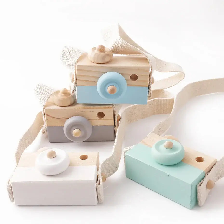 Caméra en bois créative – Pour le petit explorateur