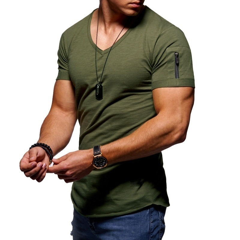 T-shirt de sport pour homme V-col – Milan