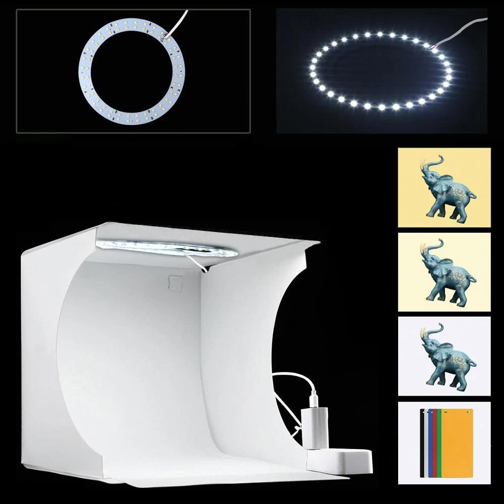 Studio Photo Portable avec Éclairage LED – LumiCube