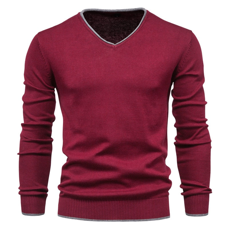Vardi Dante™ Pull Homme | Pull Slim Fit avec Col en V