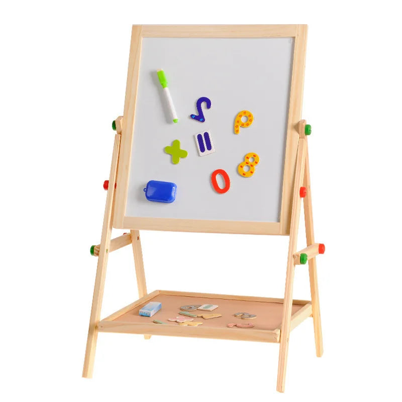 ArtMaster Chevalet d'Art Double Face - Aventures Éducatives pour Petits Artistes