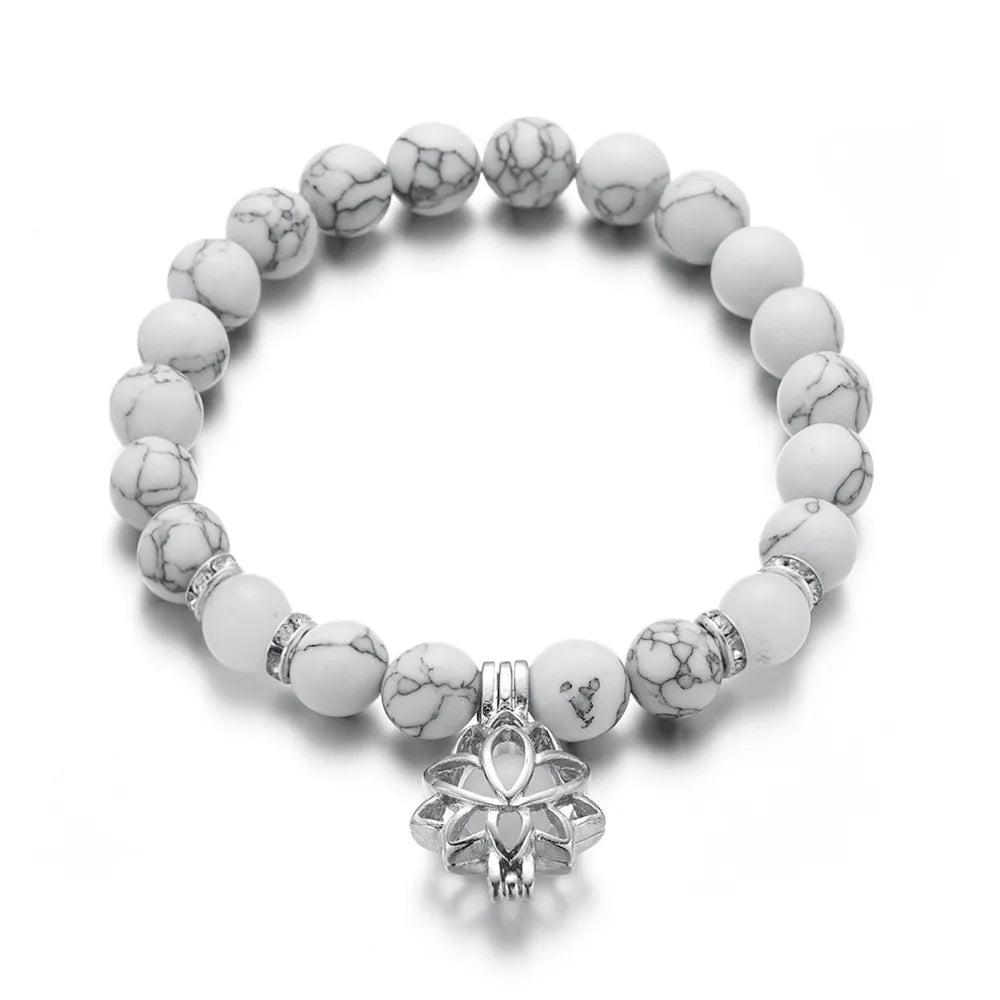 Bracelet Charme Lotus Luminescent