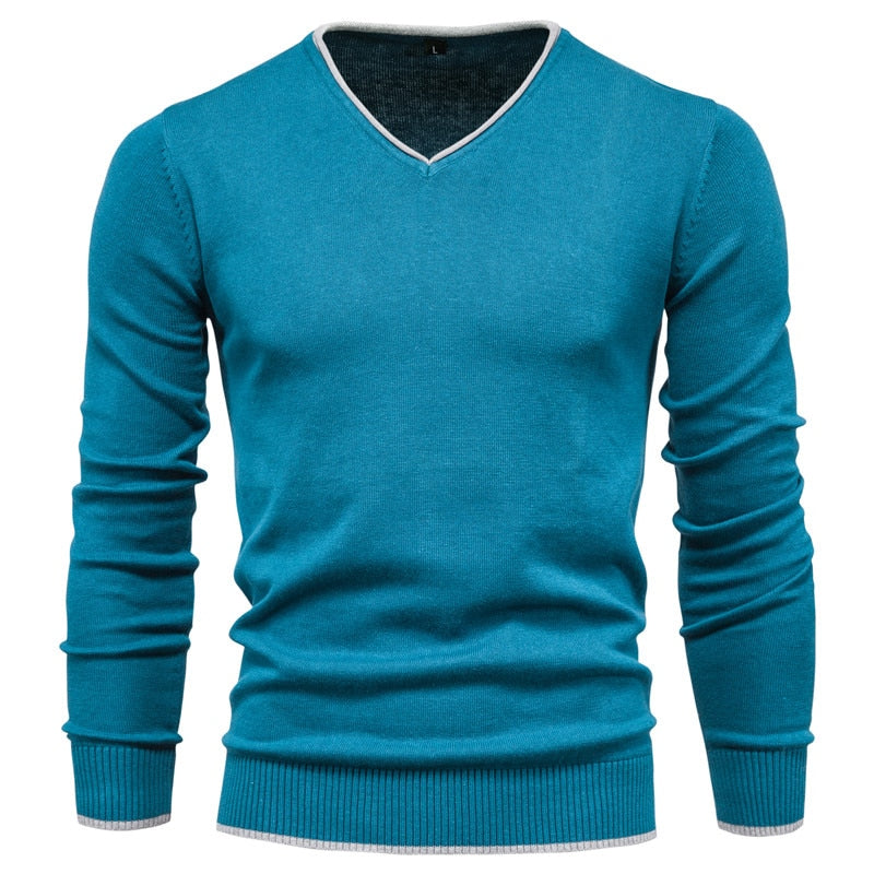 Vardi Dante™ Pull Homme | Pull Slim Fit avec Col en V