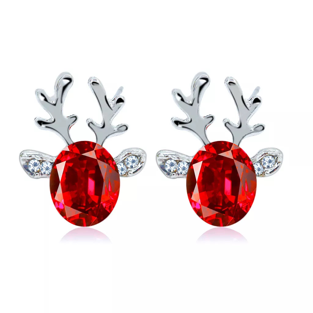 Boucles d'oreilles renne de Noël