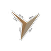 Applique LED géométrique NoctiLux | Luminaire de chevet contemporain pour les maisons modernes