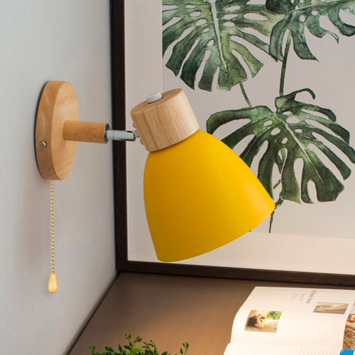 Applique Murale en Bois Helga – Design Scandinave pour un Éclairage Élégant