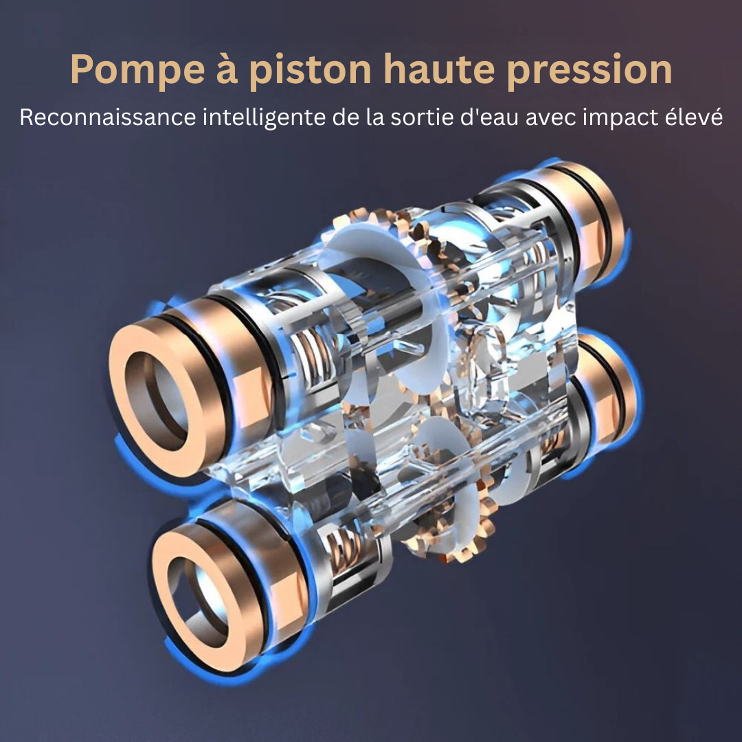 LuxoSpray Nettoyeur Haute Pression Sans Fil | Un nettoyage puissant et sans effort pour votre véhicule en toute liberté
