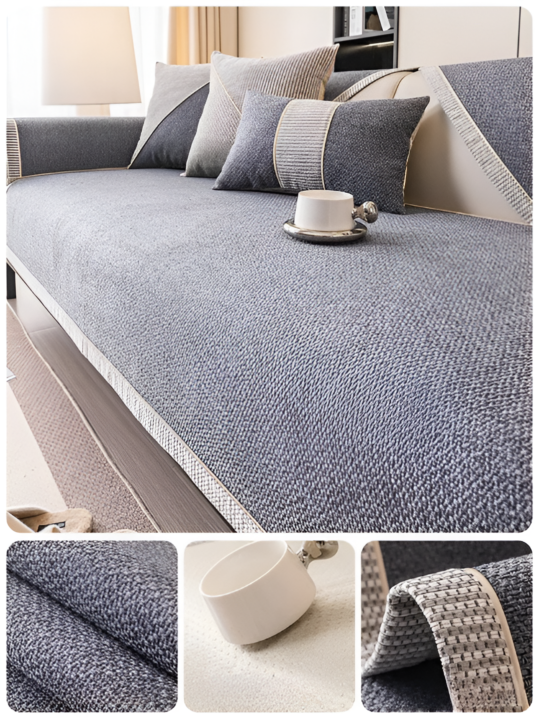 LuxuraGuard Protection Antidérapante pour Canapé et Sofa | Augmentez la sécurité et le style de vos meubles avec une protection antidérapante premium