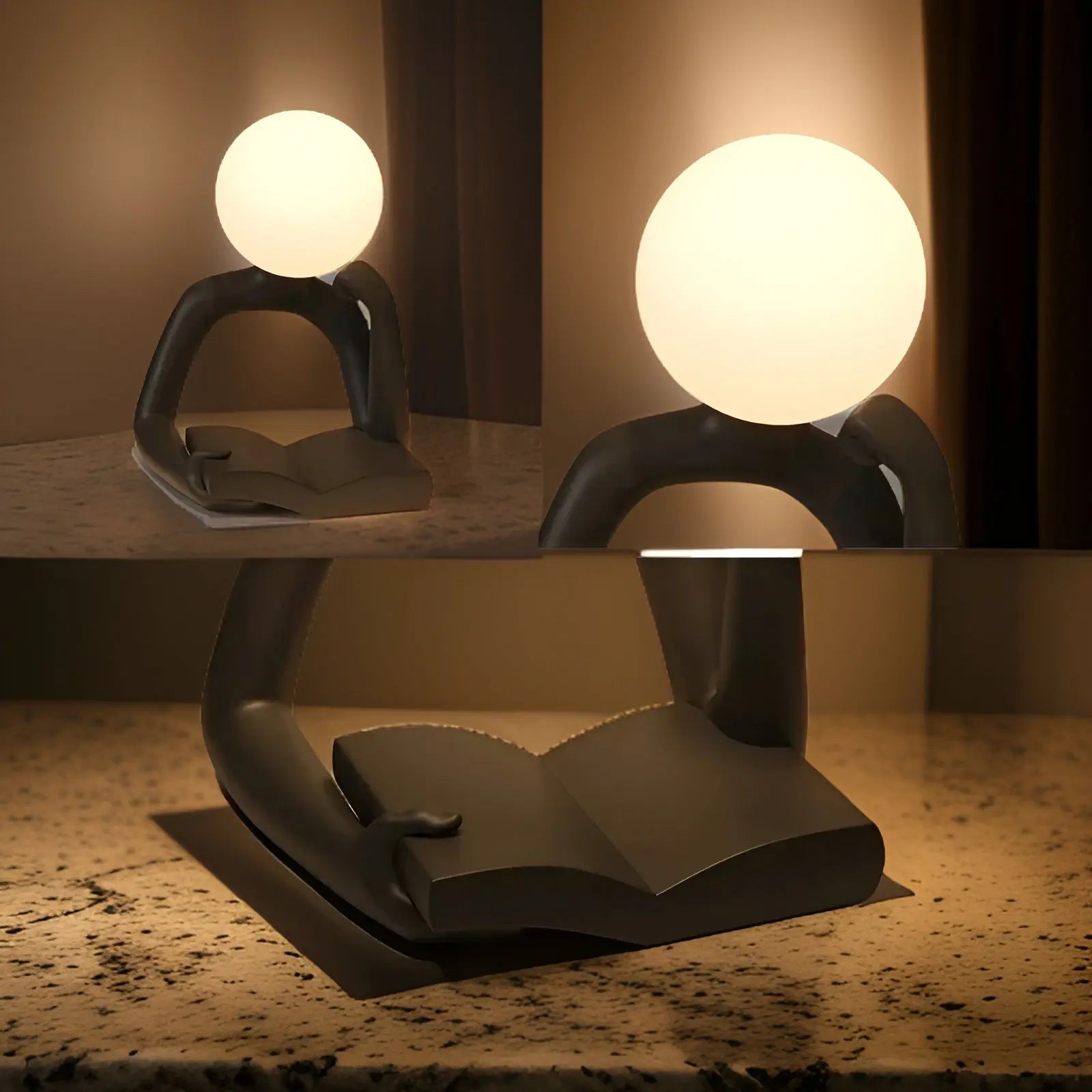 AuraLuxe Sculpture de Lune Exclusive Lampe de Nuit | Créez une ambiance magique dans votre maison