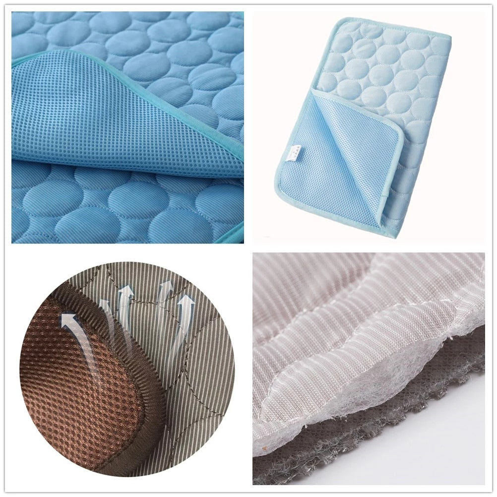Tapis de refroidissement pour chien | Auto-refroidissement pratique et confortable pour les chaudes journées d'été