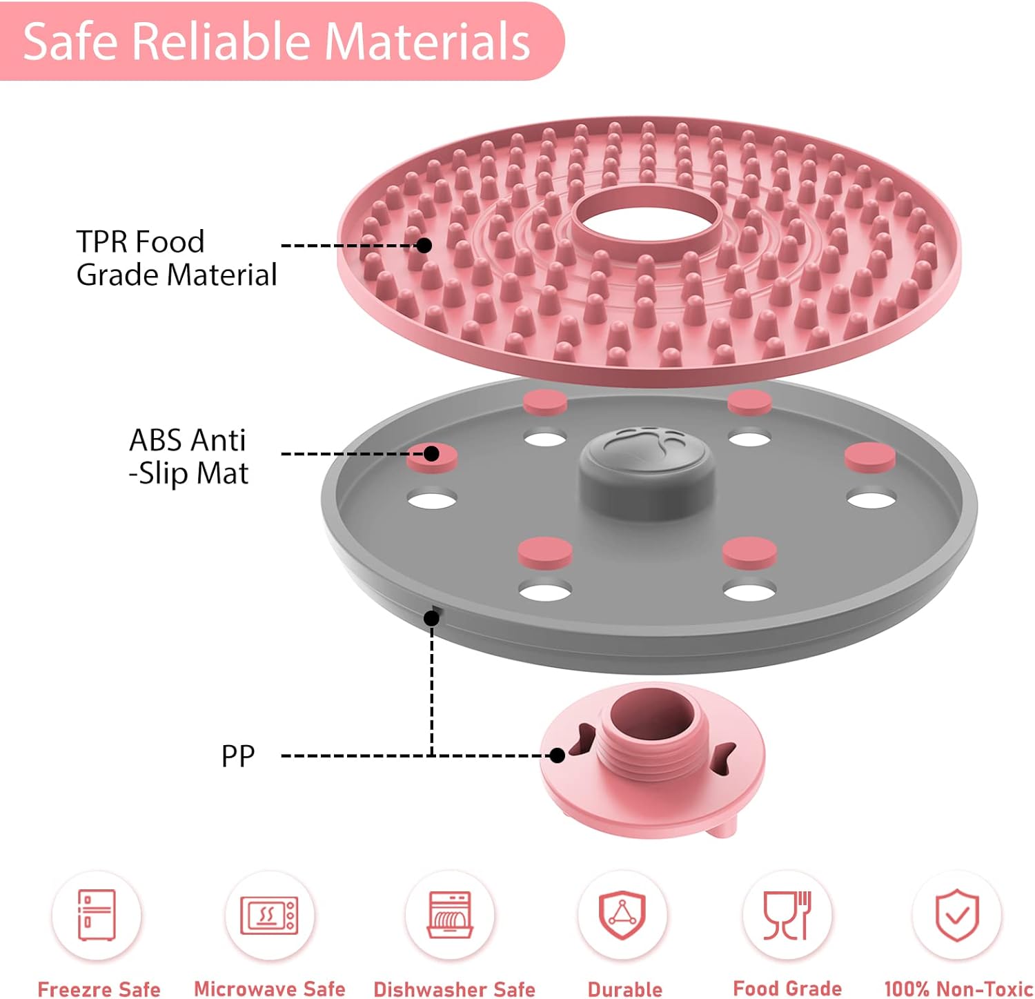 Tapis à lécher pour chien – Gamelle pour soulager l'anxiété