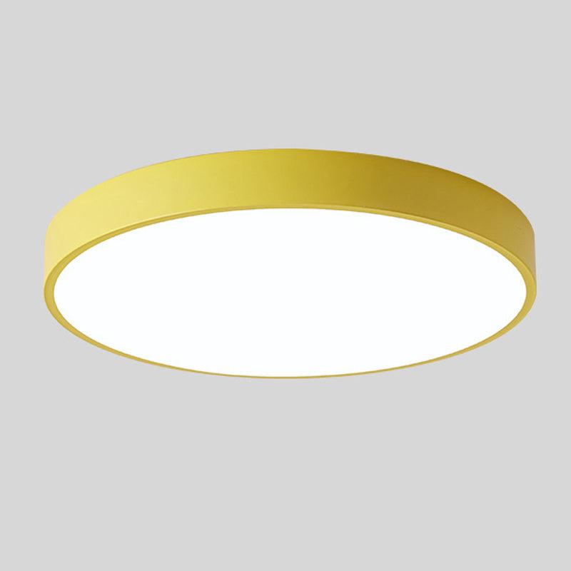 Applique de Plafond Circulaire en Bois Nordique pour Décoration Intérieure de Style Macaron & Éclairage Ambiant