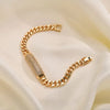 Bracelet Jessica | Bijou en or avec pierres scintillantes