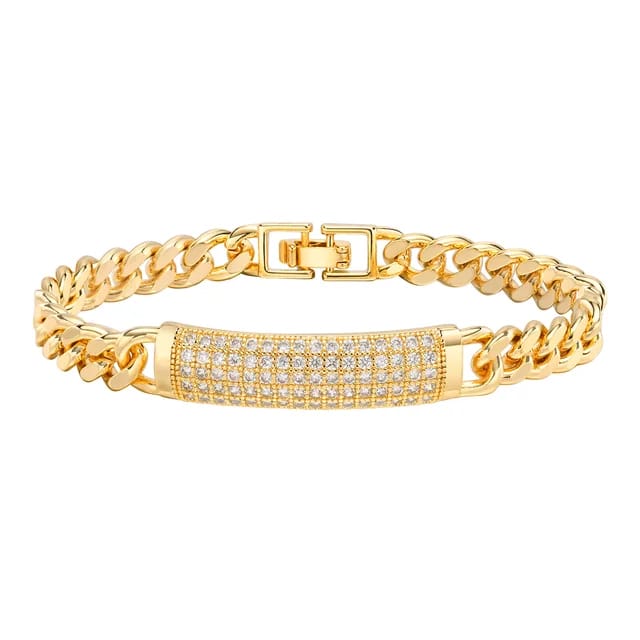 Bracelet Jessica | Bijou en or avec pierres scintillantes