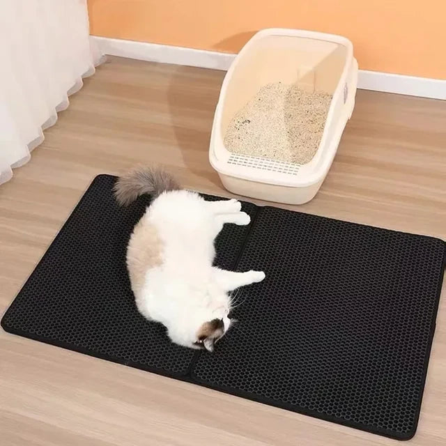 Tapis à litière pour chats à double étage (1+1 Gratuit !) – PawCatch
