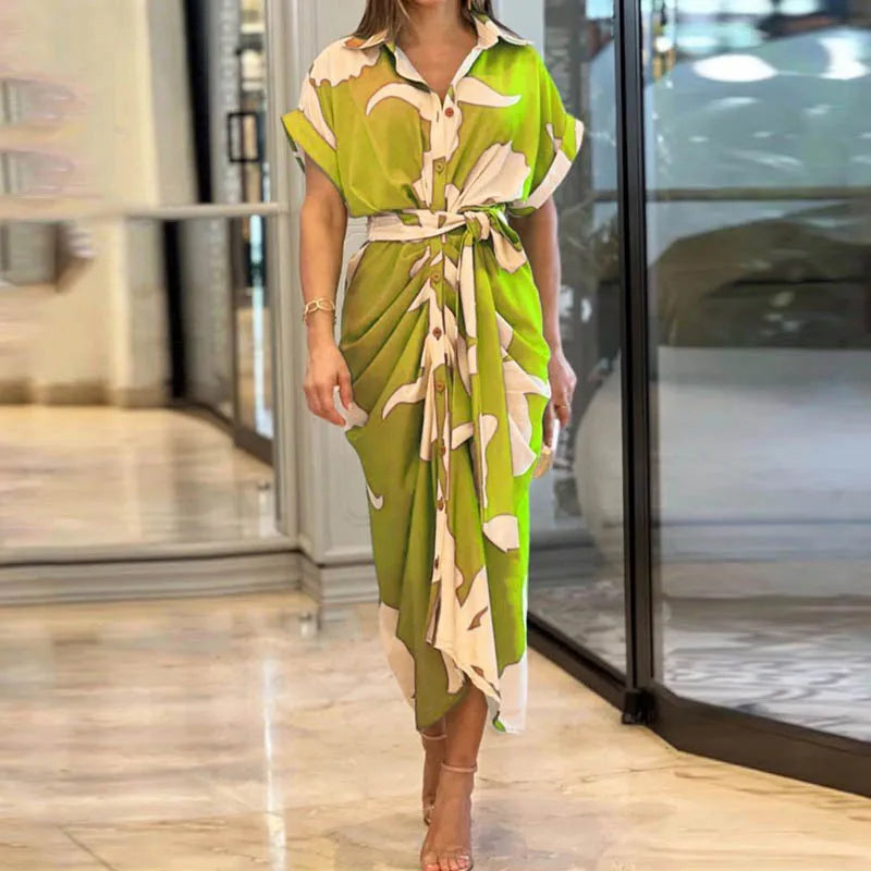 Amalia | Robe Maxi Wikkel Luxe ( Presque en rupture de stock )