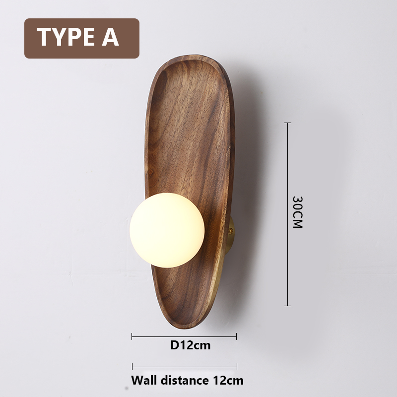 Applique Murale en Bois Naturel – Un Mélange de Charme Rustique et de Simplicité Moderne