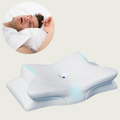 Coussin pour apnée du sommeil & soulagement du ronflement – Coussin ergonomique en mousse à mémoire de forme anti-ronflement pour une meilleure respiration & un soutien profond du sommeil