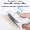 Brosse de Soins pour Animaux - Peigne Auto-nettoyant pour Chiens et Chats