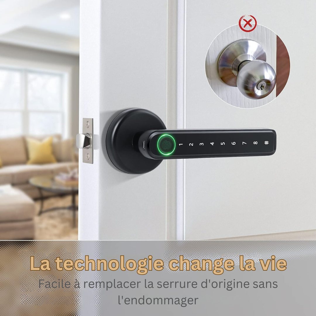 SecureLock | Une sécurité de porte inégalée d'un seul geste