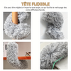 LuxeDust Duster en Microfibre Télescopique | Nettoyez sans effort les espaces élevés avec un outil réutilisable et lavable pour un éclat ultime