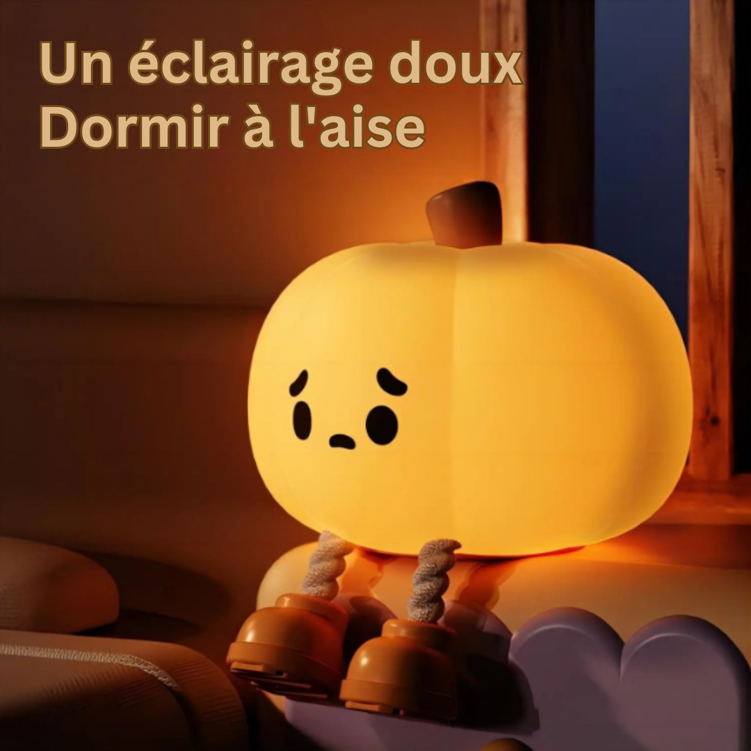 PumpkinGlow | La lumière douce de la citrouille donne un sentiment de tranquillité