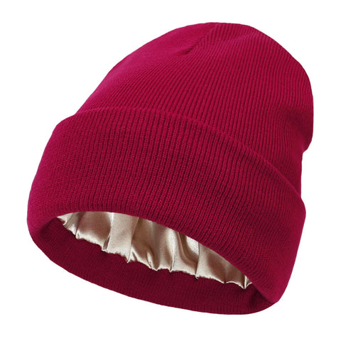 Bonnet d'Hiver avec Doublure en Soie - Noor