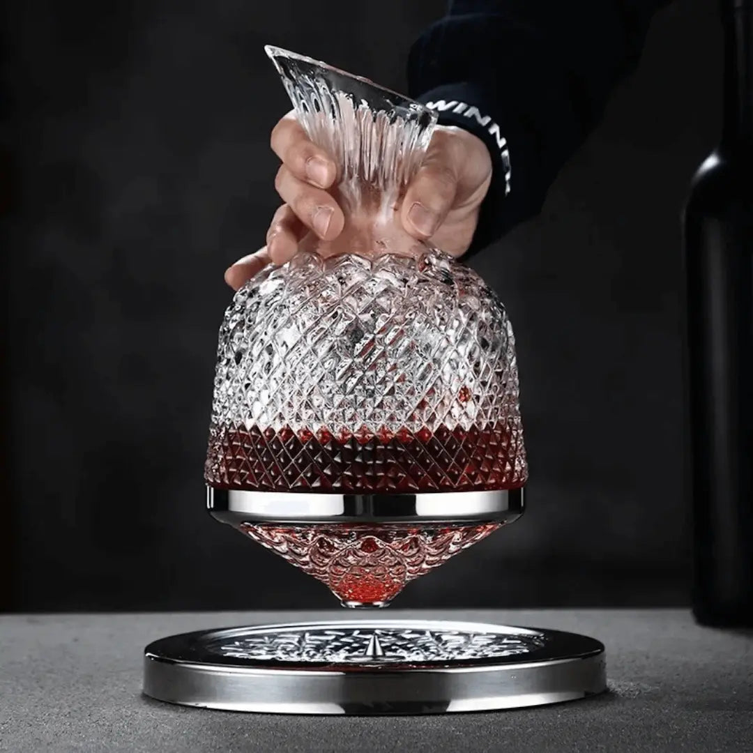 NobleVino Carafe à Vin Luxe | Carafe élégante pour une circulation optimale de l'air et une expérience gustative raffinée