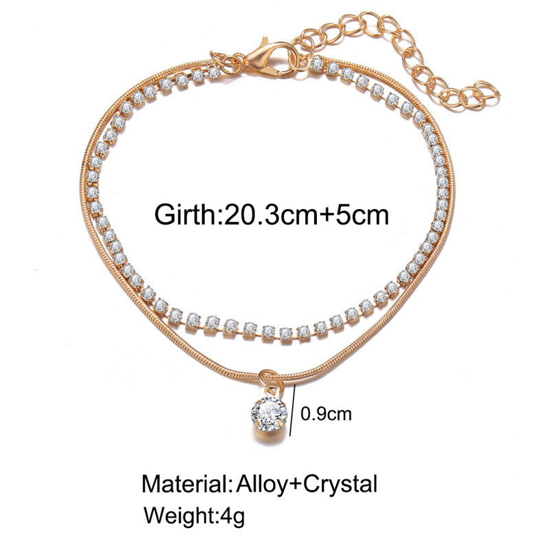 Bein schön | Bijoux de cheville en perles pour femmes