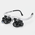 OPTIGLOW – Lunettes de loupe LED avancées avec 3 niveaux de grossissement