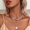 COLLIER LUNARIA – Collier Triple en Argent pour Élégance et Confiance en Soi