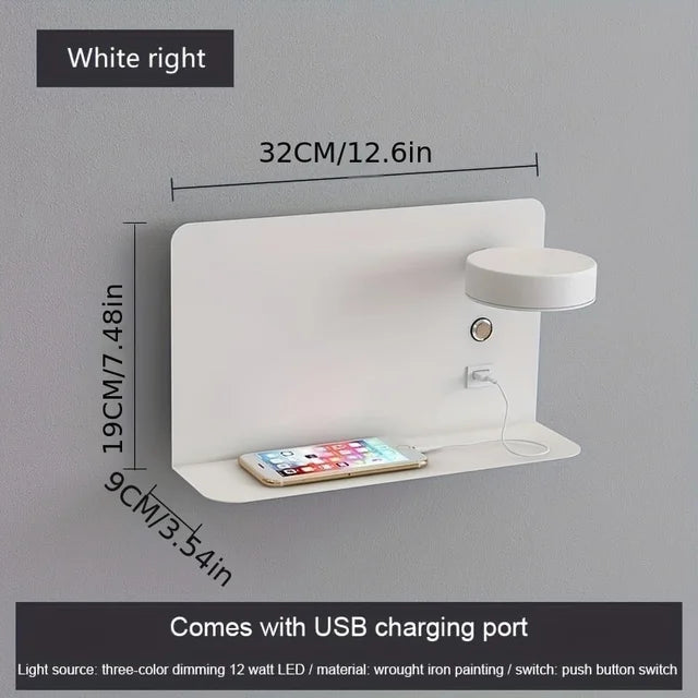 Applique Murale PureShine Simplicité – Design LED Minimaliste pour Intérieurs Élégants