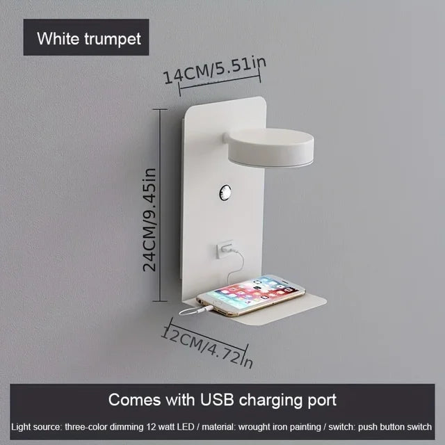 Applique Murale PureShine Simplicité – Design LED Minimaliste pour Intérieurs Élégants